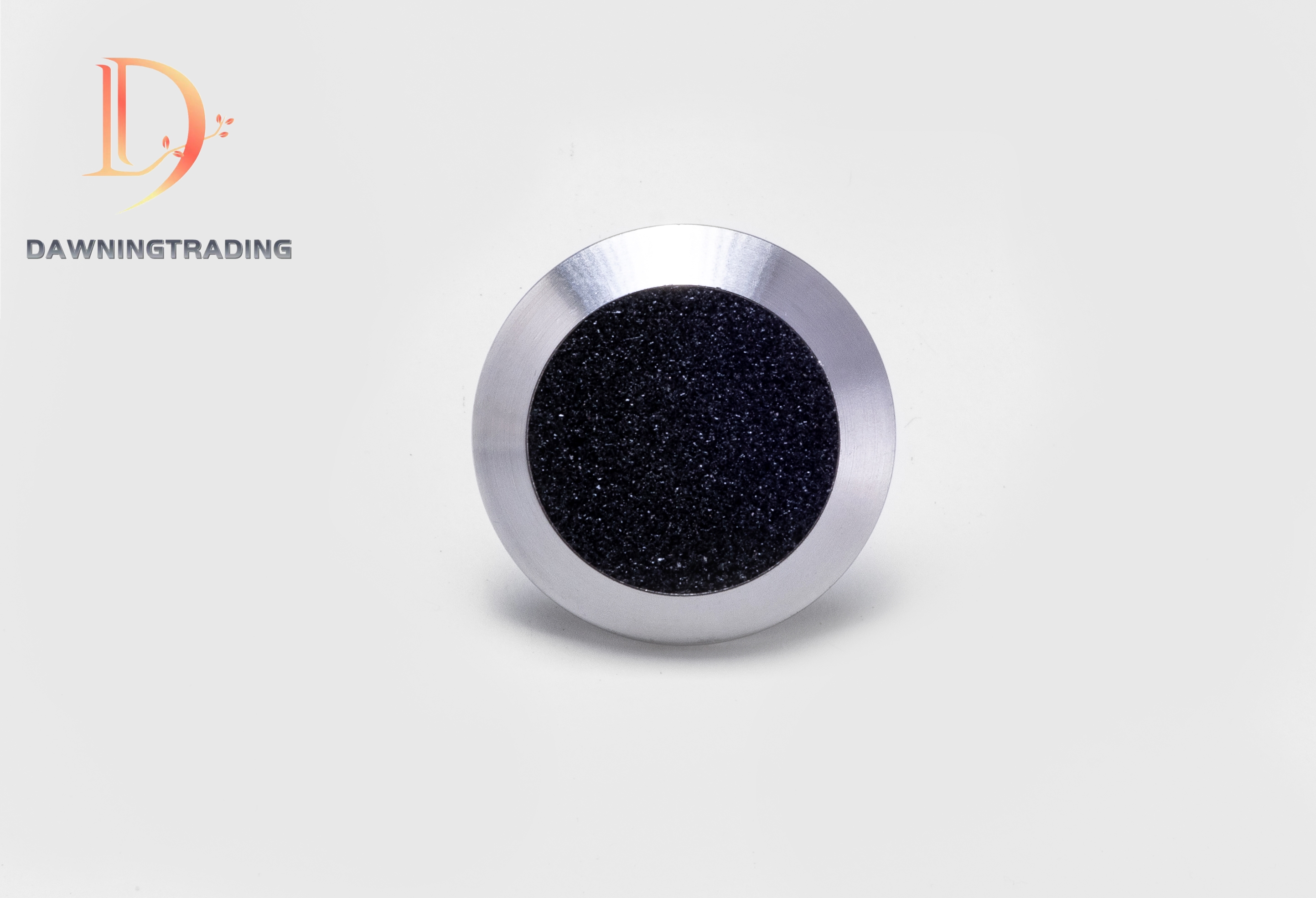Tactile Indicator Single Studs - TGSI Stainless Steel w/ Black Carborundum insert