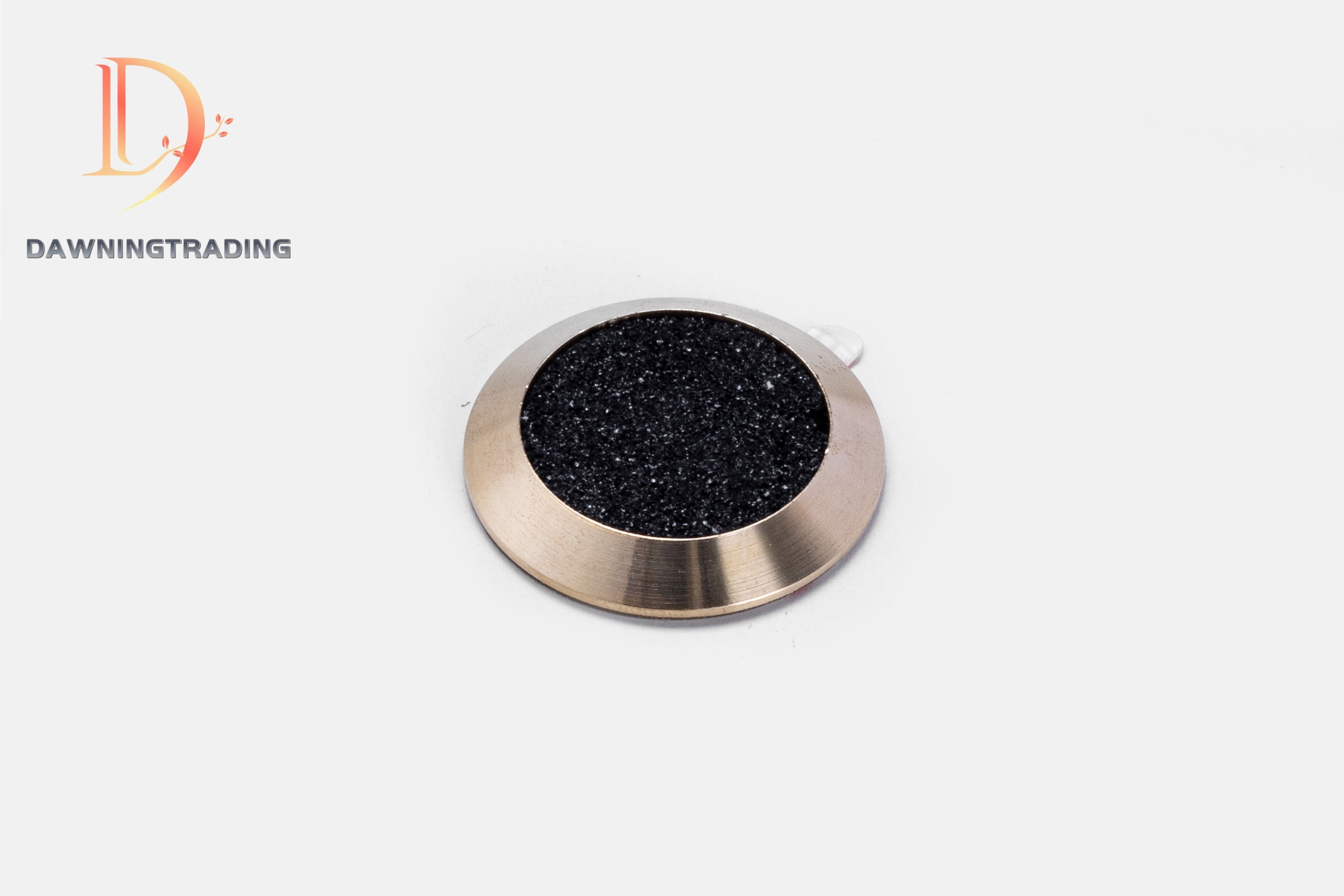 Tactile Indicator Single Studs - TGSI Brass Carborundum (3M Sticky Back)