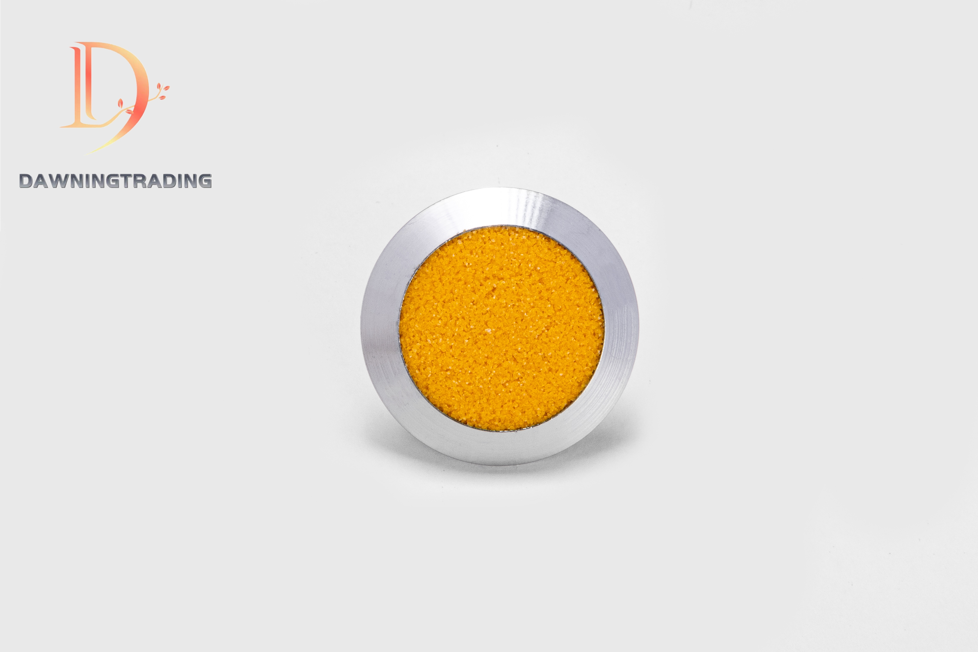 Tactile Indicator Single Studs - TGSI Stainless Steel with Yellow Carborundum insert