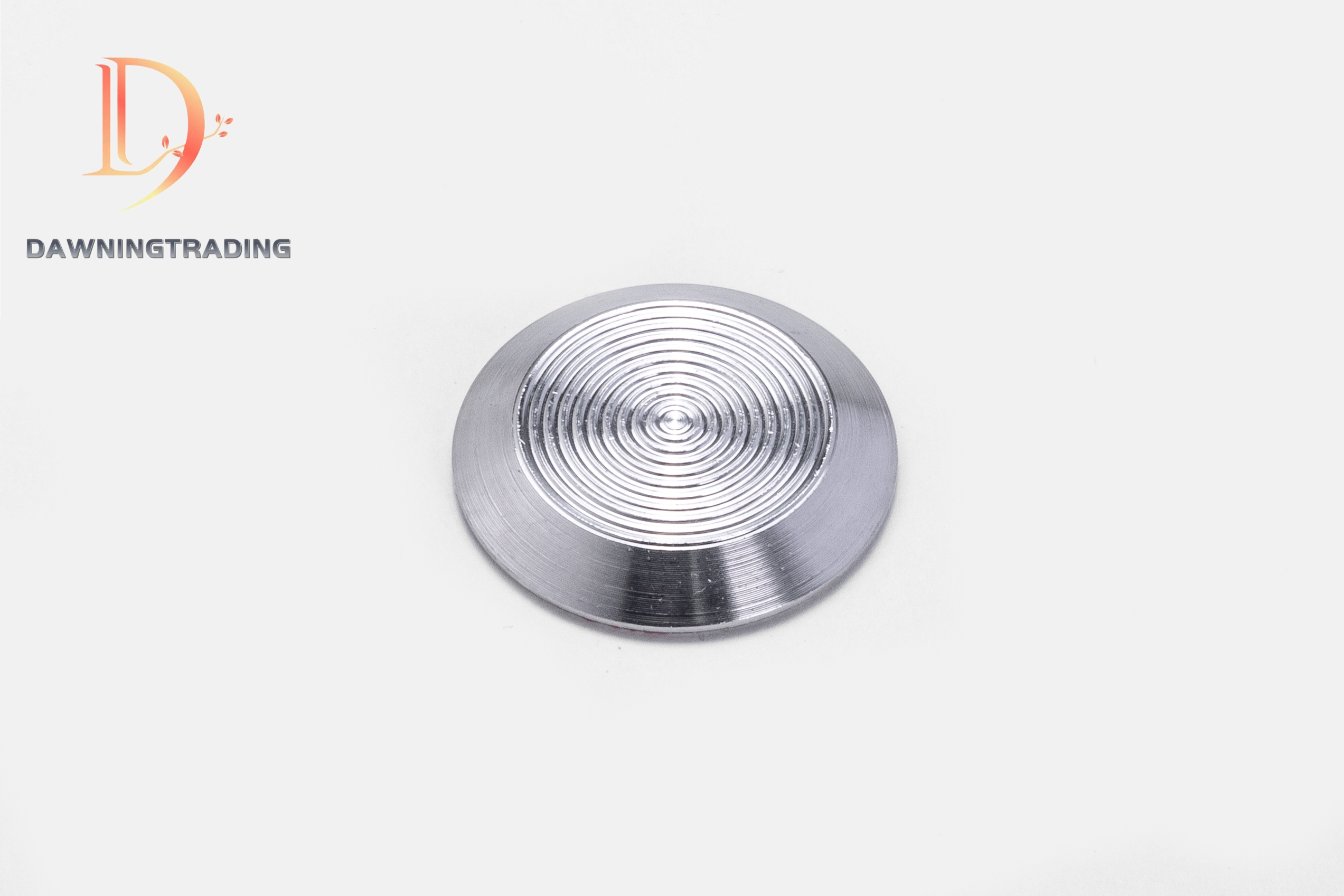 Tactile Indicator Single Studs - TGSI Stainless Steel Concentric (3M Sticky Back) 